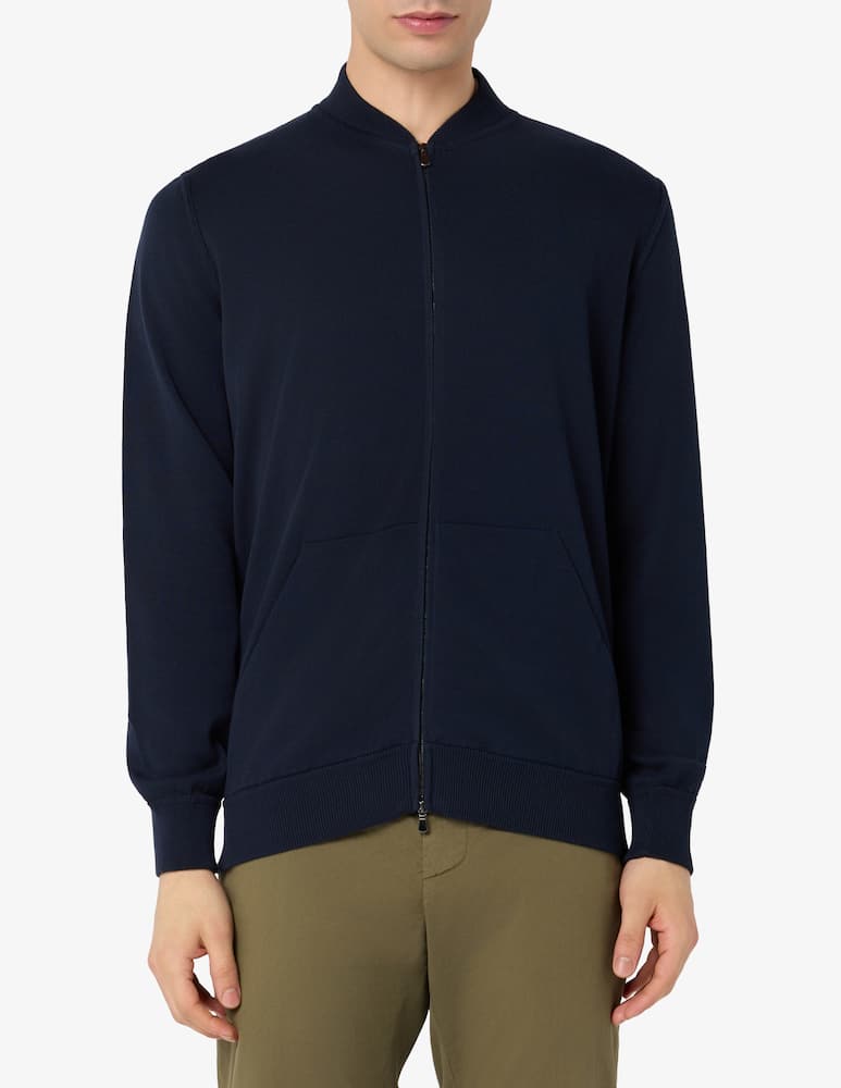 rinascente Filippo De Laurentiis Felpa bomber crepe con zip