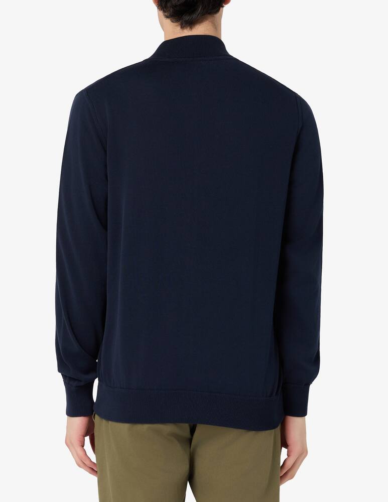 Filippo De Laurentiis Felpa bomber crepe con zip - immagine 3 Filippo De Laurentiis Felpa bomber crepe con zip - immagine 3
