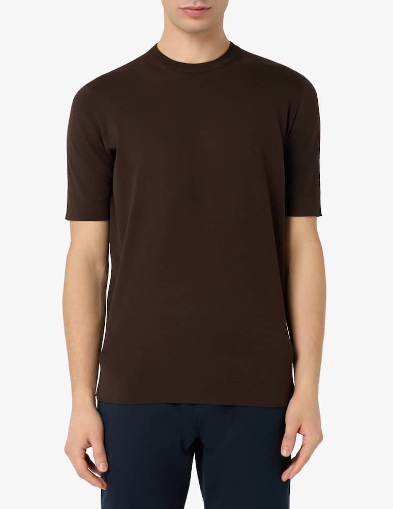 rinascente Filippo De Laurentiis T-shirt fit dritto crepe