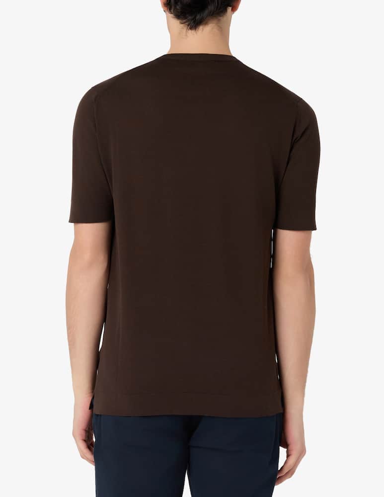 rinascente Filippo De Laurentiis T-shirt fit dritto crepe