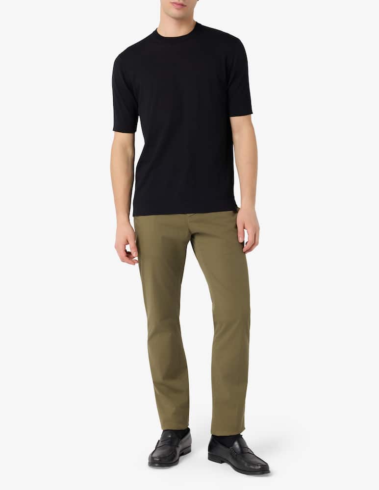 Filippo De Laurentiis T-shirt fit dritto crepe - immagine 2 Filippo De Laurentiis T-shirt fit dritto crepe - immagine 2