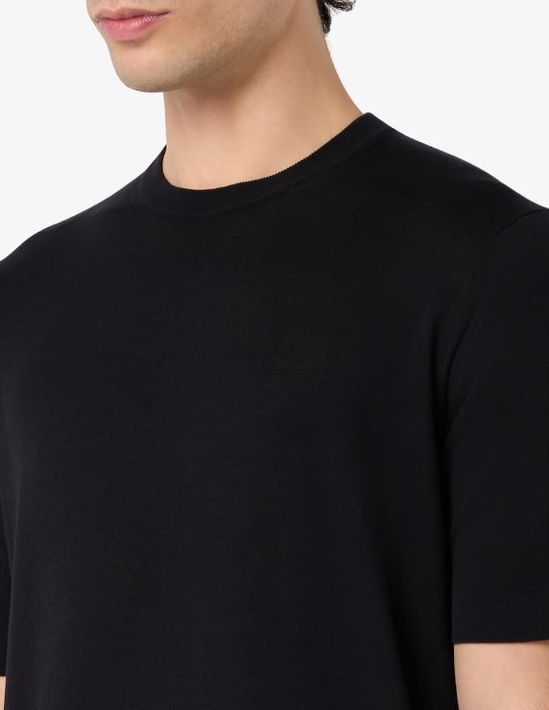 Filippo De Laurentiis T-shirt fit dritto crepe - immagine 4 Filippo De Laurentiis T-shirt fit dritto crepe - immagine 4