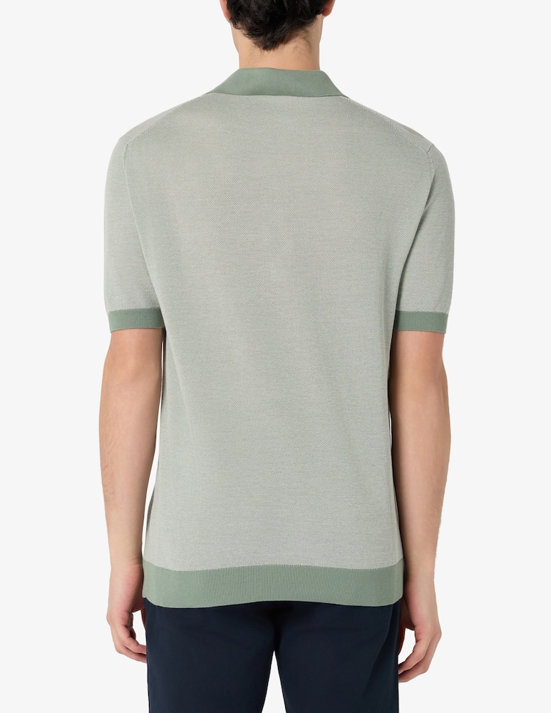 rinascente Filippo De Laurentiis Polo piquet bicolore
