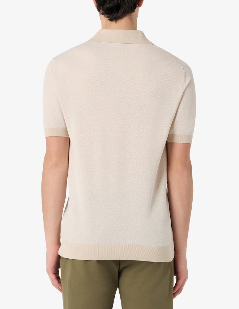 rinascente Filippo De Laurentiis Polo piquet bicolore