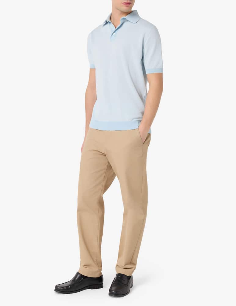 rinascente Filippo De Laurentiis Polo piquet bicolore