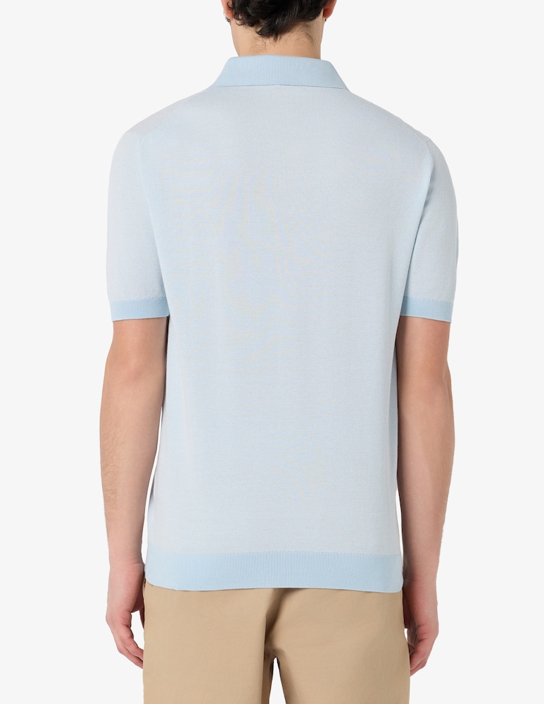 rinascente Filippo De Laurentiis Polo piquet bicolore