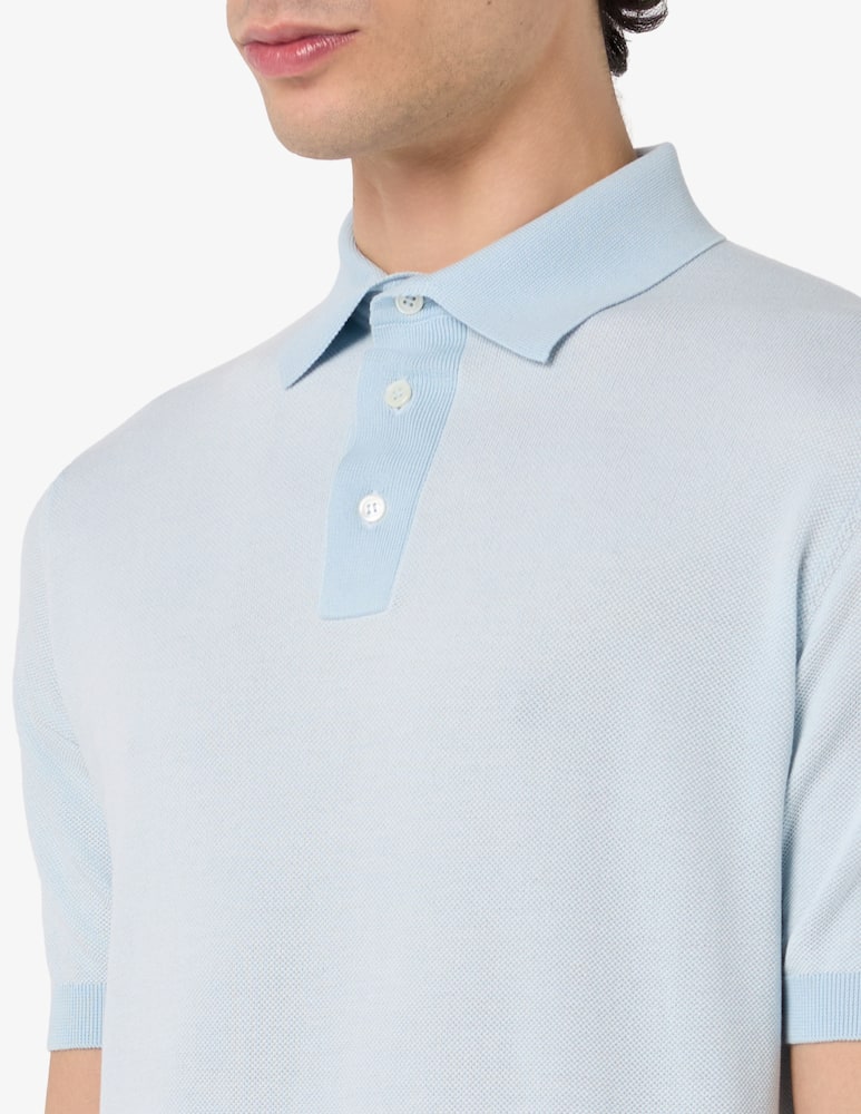 rinascente Filippo De Laurentiis Polo piquet bicolore
