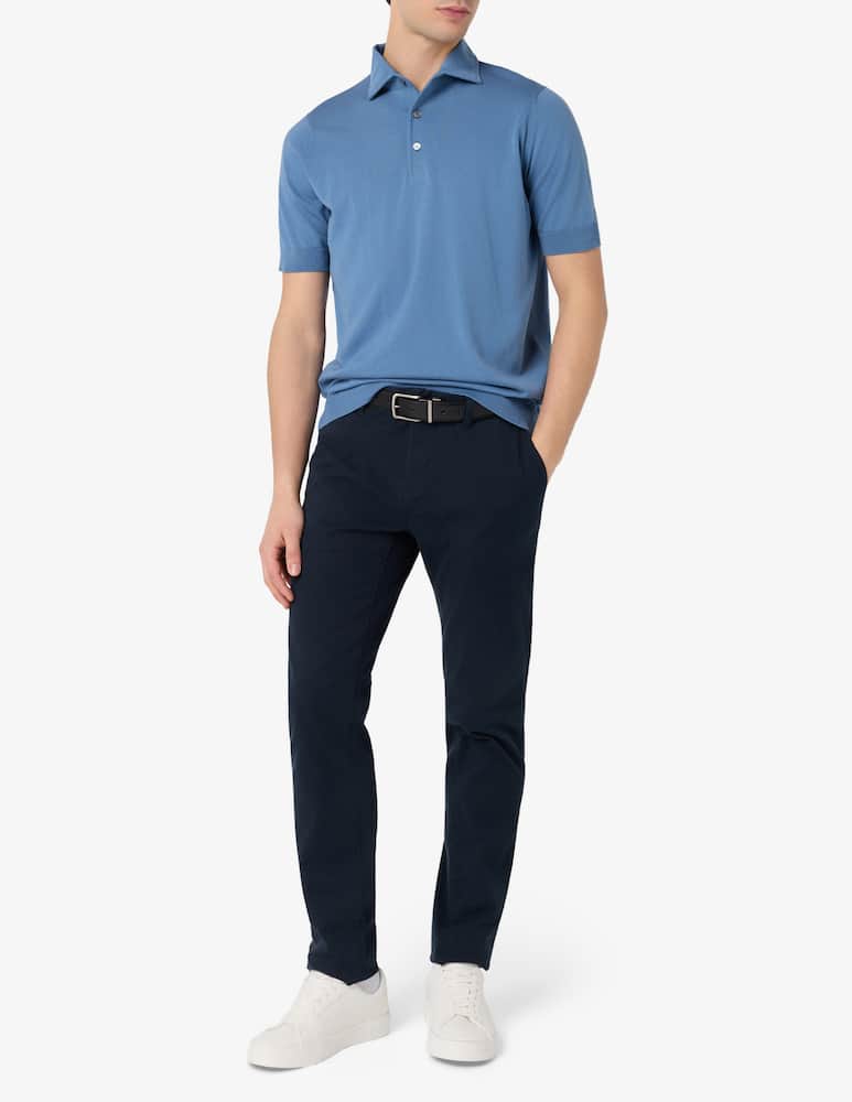 rinascente Filippo De Laurentiis Polo paramontura crepe