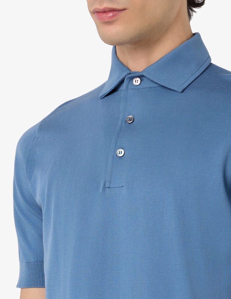 rinascente Filippo De Laurentiis Polo paramontura crepe