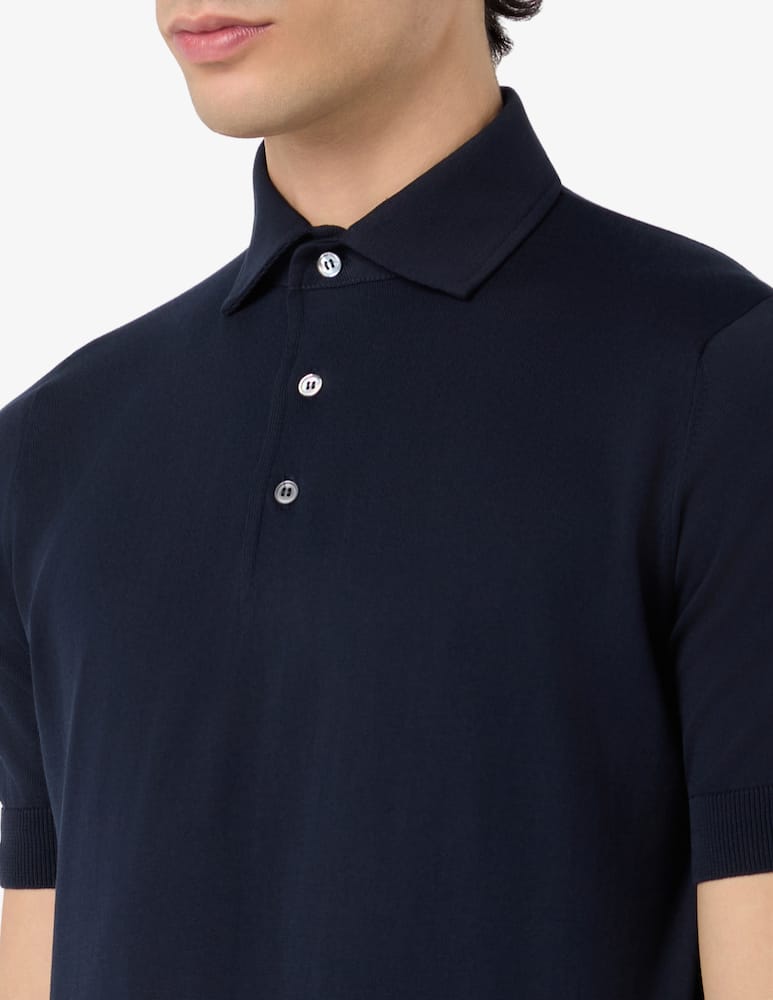 rinascente Filippo De Laurentiis Polo paramontura crepe