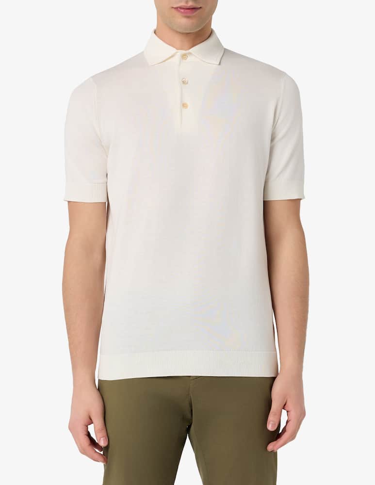 rinascente Filippo De Laurentiis Polo paramontura crepe