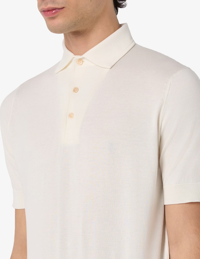 rinascente Filippo De Laurentiis Polo paramontura crepe