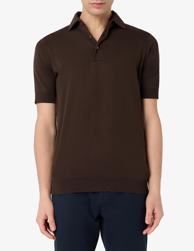 rinascente Filippo De Laurentiis Polo paramontura crepe