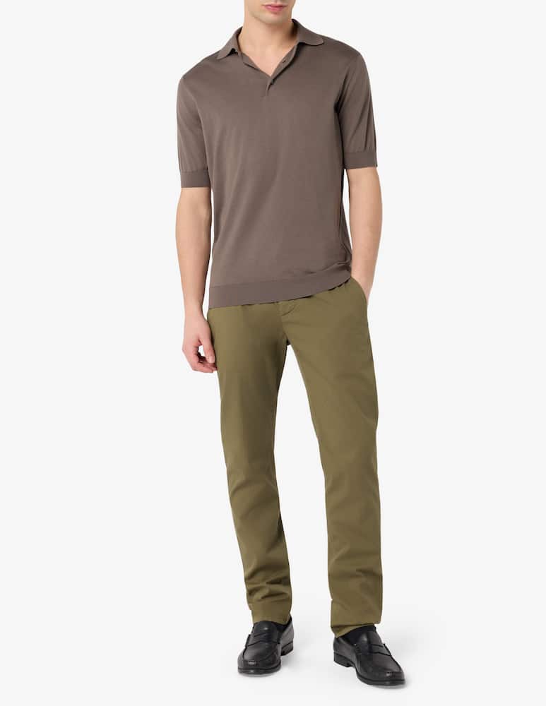 rinascente Filippo De Laurentiis Polo knit short sleeve