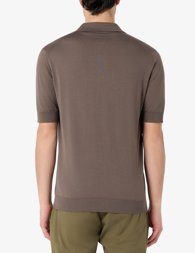 rinascente Filippo De Laurentiis Polo knit short sleeve