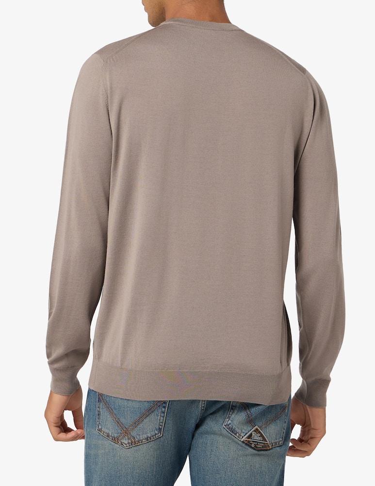 Filippo De Laurentiis Maglia girocollo in lana merino - immagine 3 Filippo De Laurentiis Maglia girocollo in lana merino - immagine 3