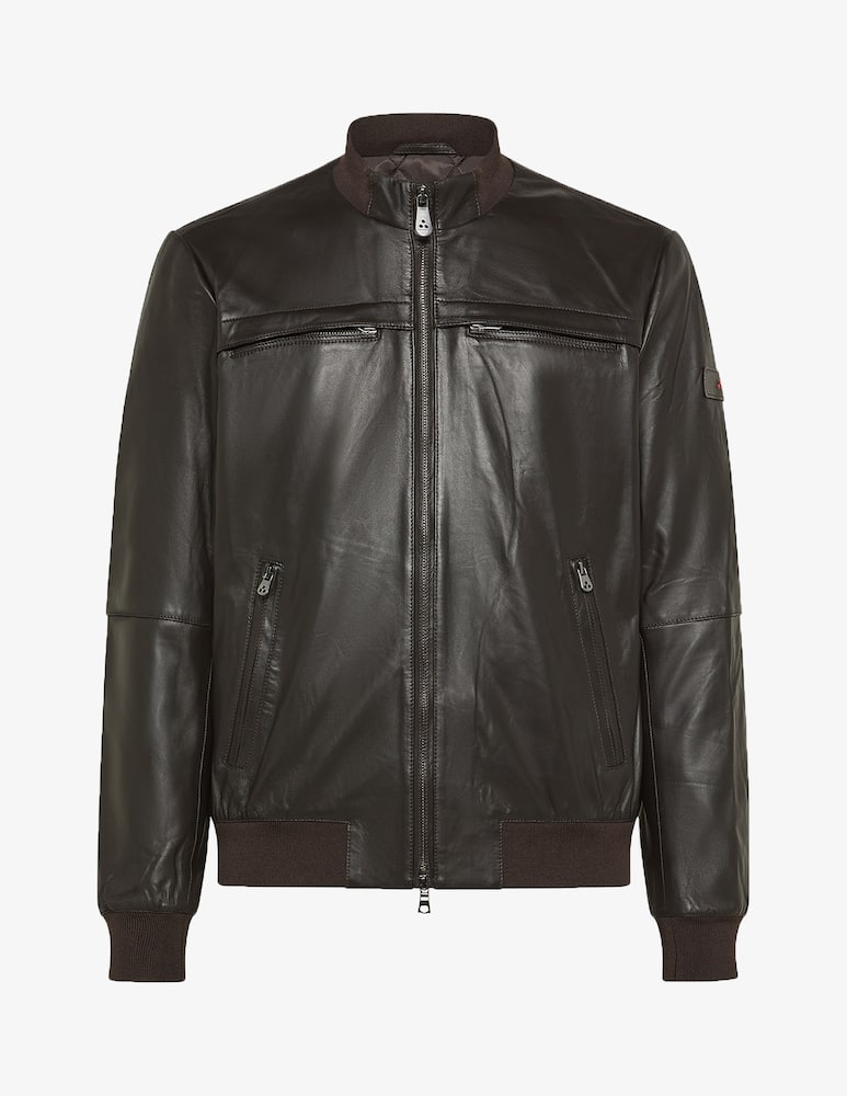 Peuterey Giacca bomber in pelle sands - immagine 1 Peuterey Giacca bomber in pelle sands - immagine 1