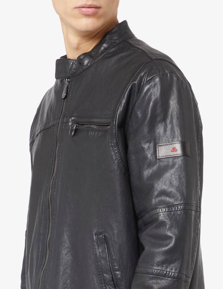 rinascente Peuterey Saguaro leather biker jacket