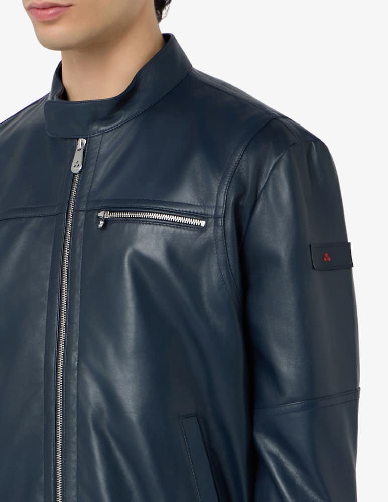 rinascente Peuterey Giacca biker in pelle Saguaro