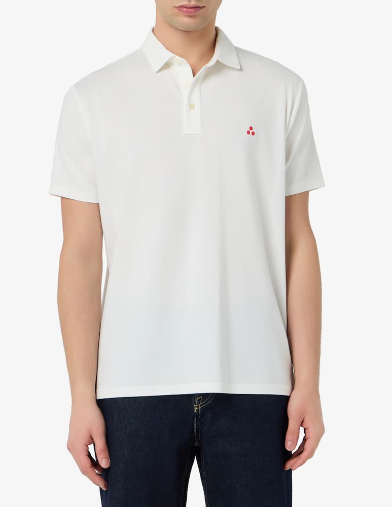rinascente Peuterey Polo in cotone seta con logo
