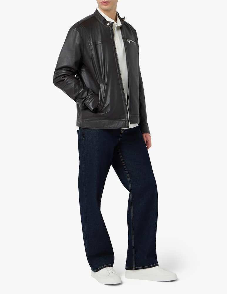Peuterey Biker leather jacket - picture 2 Peuterey Biker leather jacket - picture 2