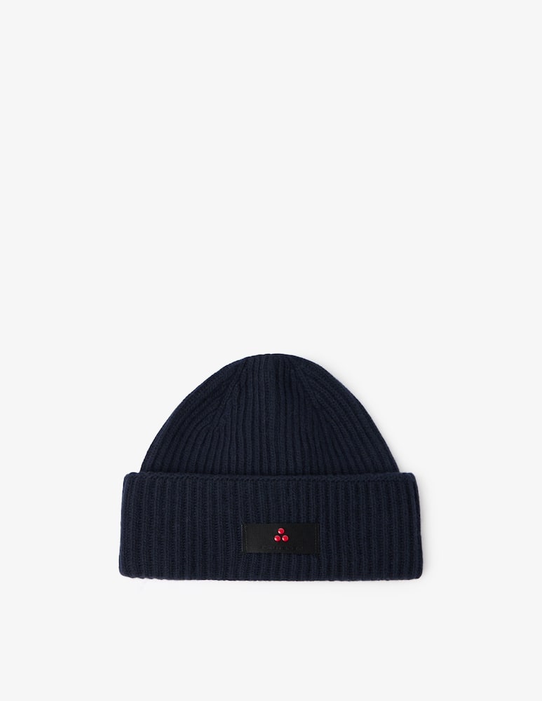 rinascente Peuterey Beanie costine patch logo