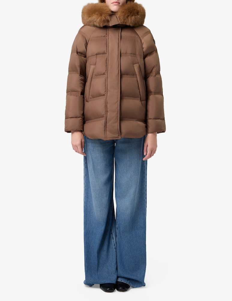 rinascente Peuterey Padded zip hood jacket