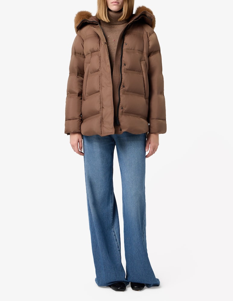 rinascente Peuterey Padded zip hood jacket