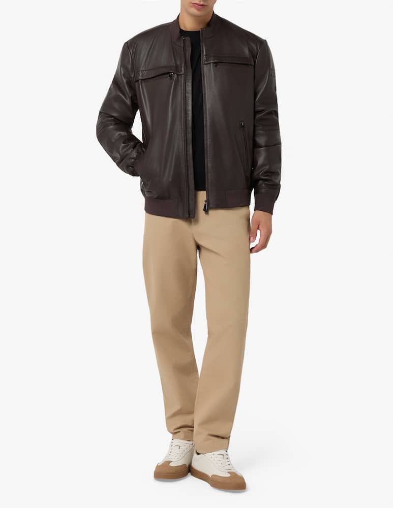 rinascente Peuterey Giubbino imbottito pelle