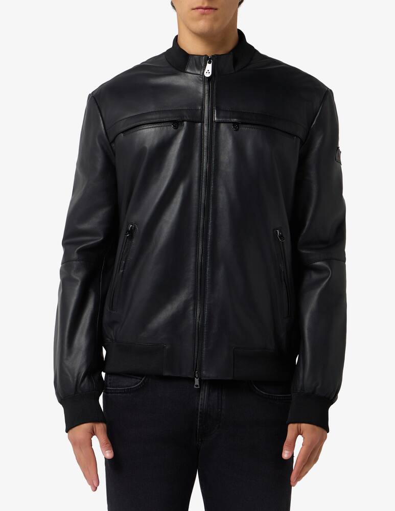 Peuterey Bomber imbottito in pelle - immagine 1