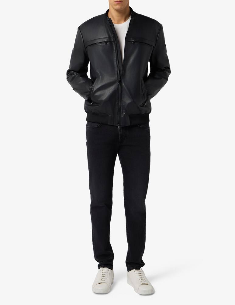 Peuterey Bomber imbottito in pelle - immagine 2