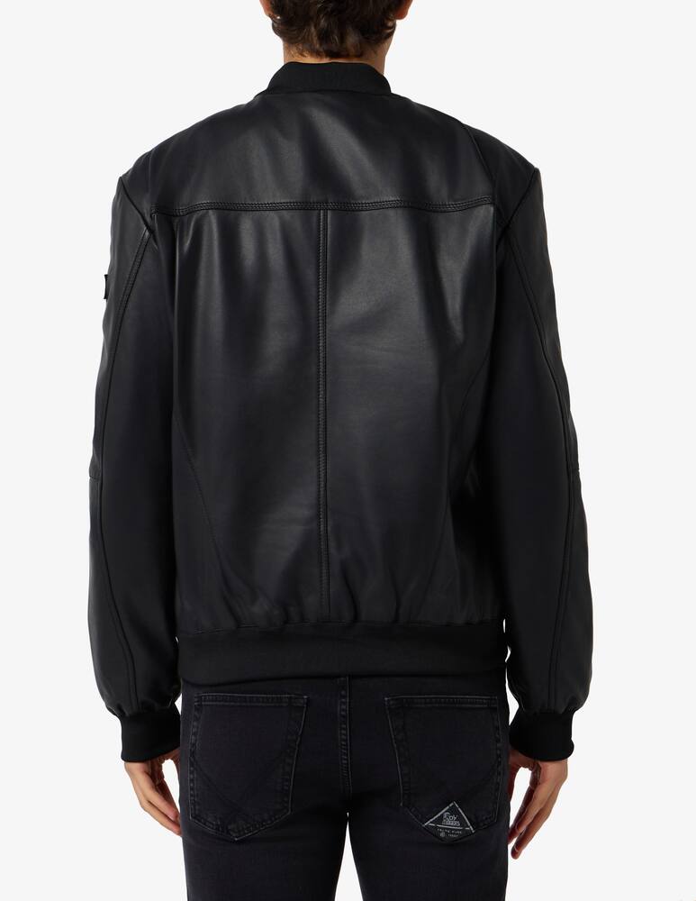 Peuterey Bomber imbottito in pelle - immagine 3