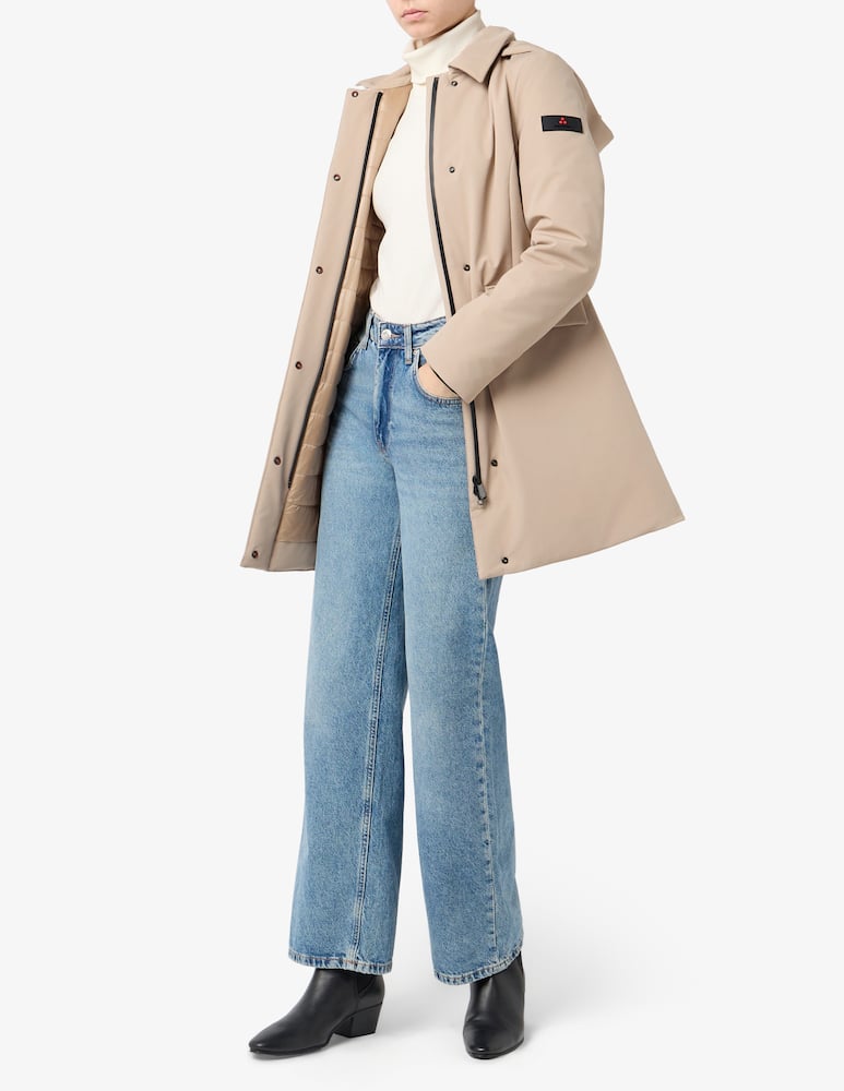 rinascente Peuterey Removable hooded down softshell jacket