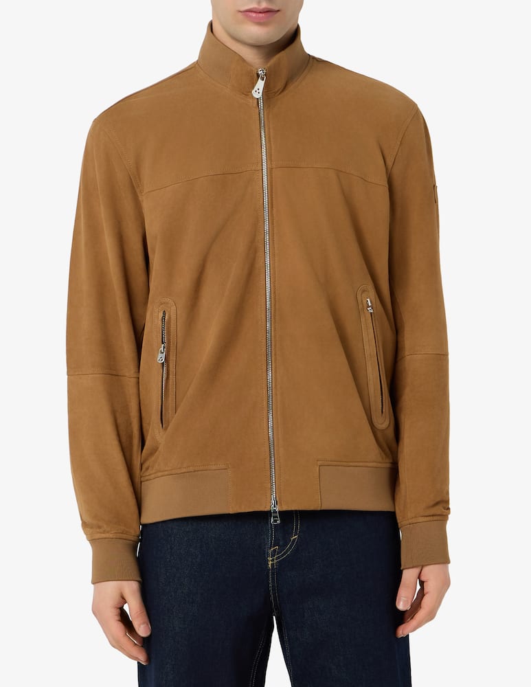 Peuterey Suede zip bomber jacket - picture 1 Peuterey Suede zip bomber jacket - picture 1