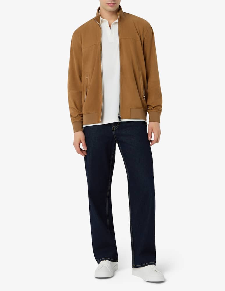 rinascente Peuterey Bomber in suede Sands
