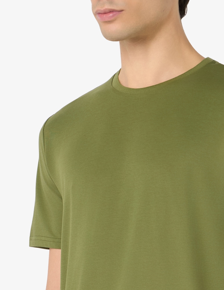 rinascente Peuterey T-shirt in cotone e seta con loghino