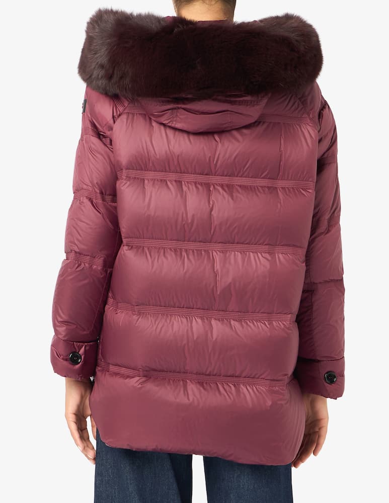 rinascente Peuterey Piumino con cappuccio in fur Takan