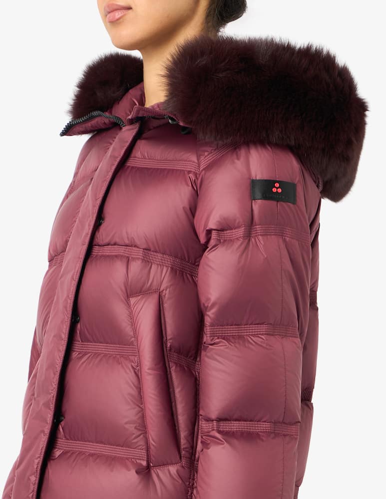 rinascente Peuterey Piumino con cappuccio in fur Takan