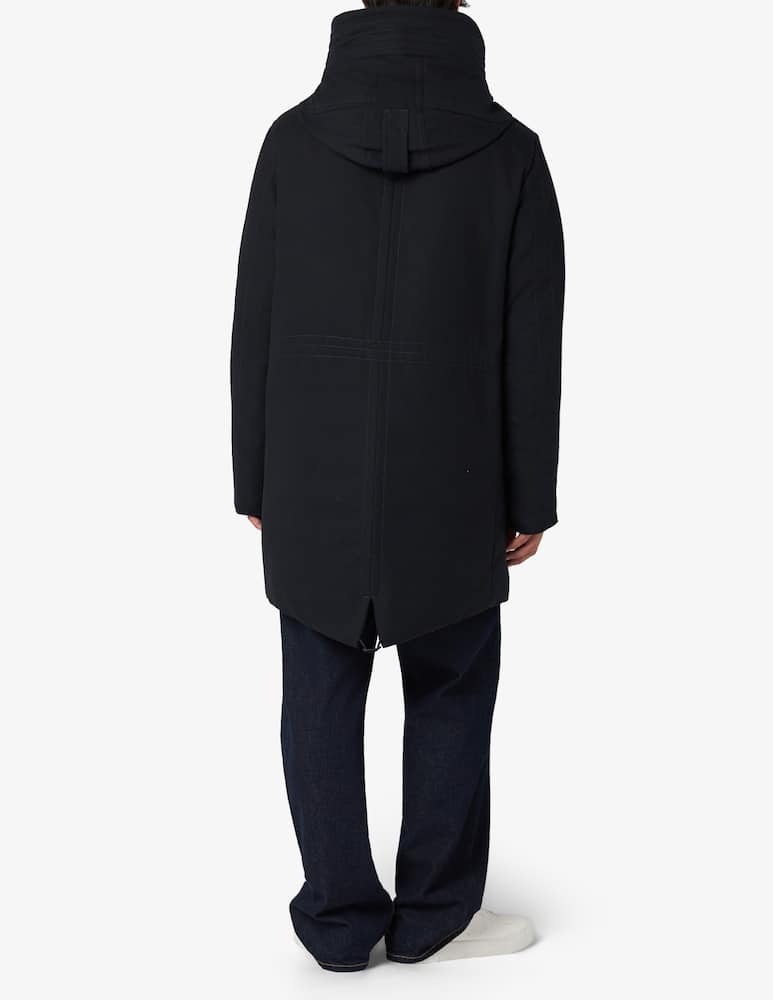 rinascente Peuterey Long hooded parka with faux fur