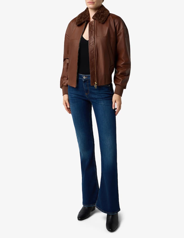 Peuterey Faux leather bomber jacket - picture 2 Peuterey Faux leather bomber jacket - picture 2