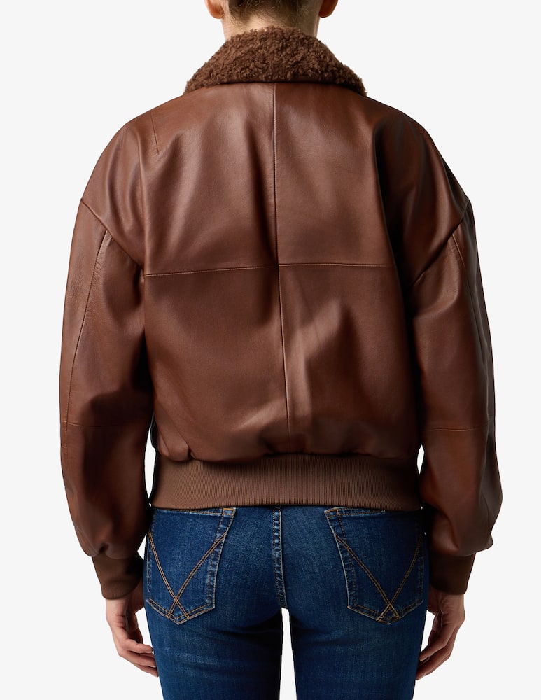 Peuterey Faux leather bomber jacket - picture 3 Peuterey Faux leather bomber jacket - picture 3