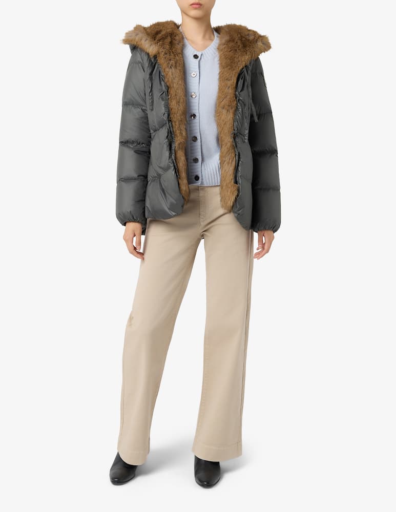 Peuterey Faux fur hooded puffer jacket - picture 2 Peuterey Faux fur hooded puffer jacket - picture 2