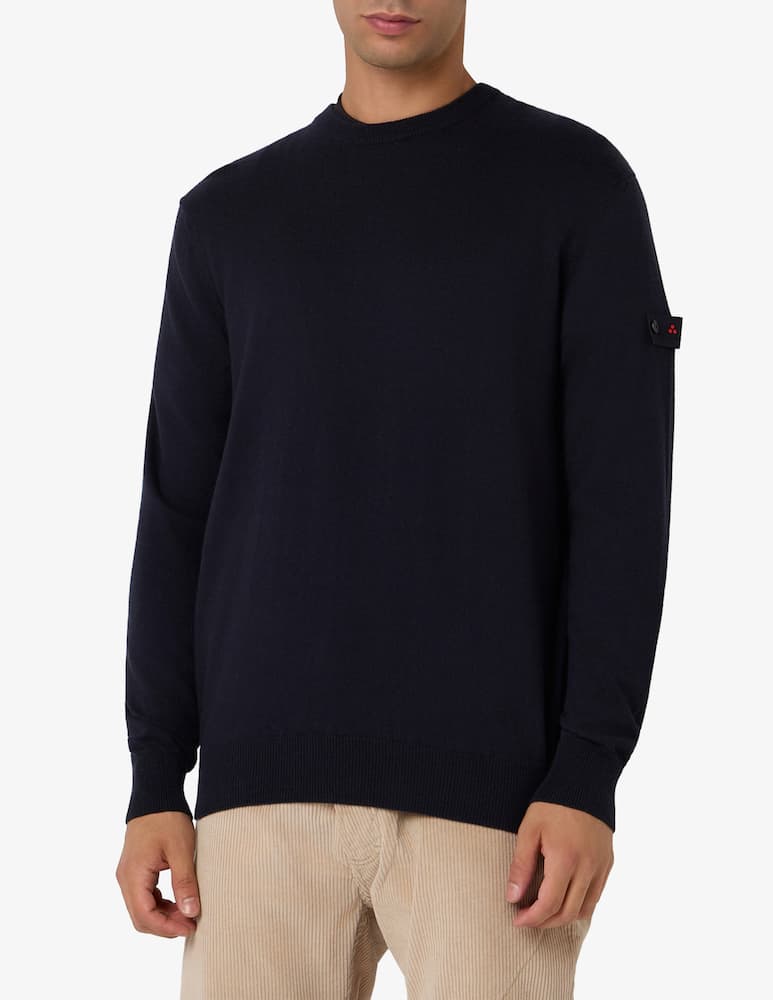 Peuterey cotton wool crewneck jumper - picture 1