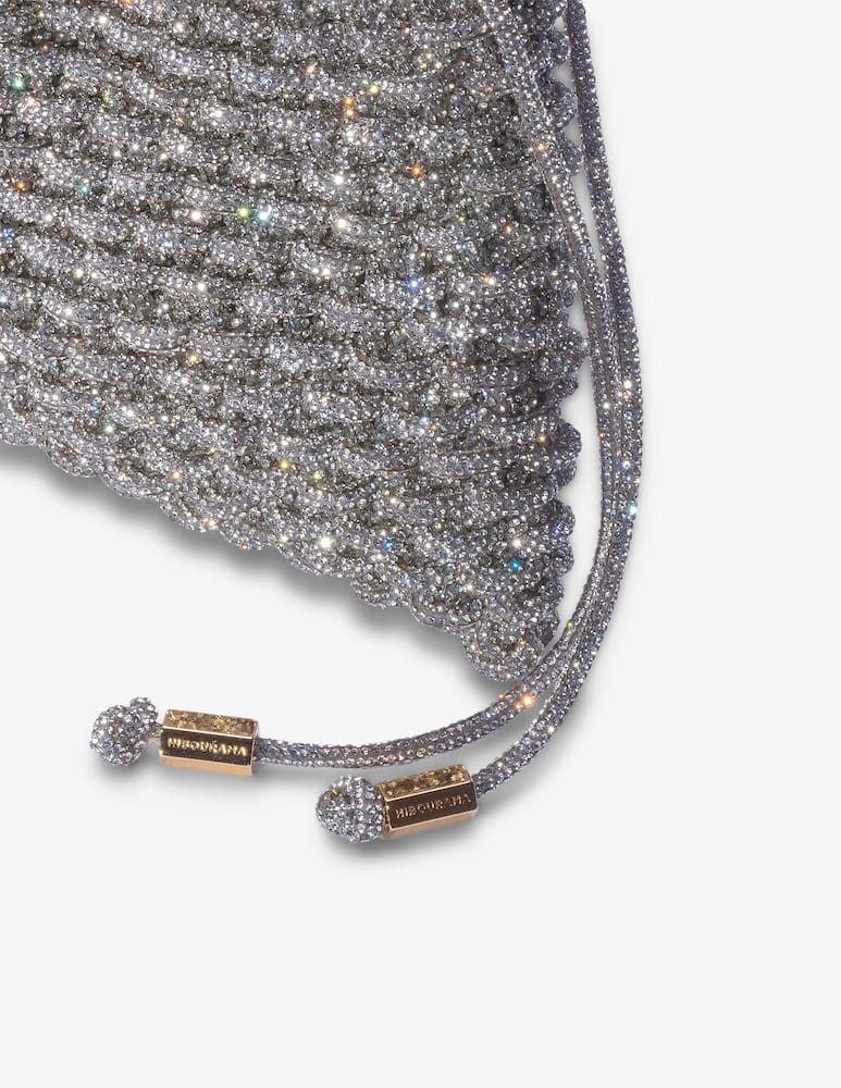 rinascente Hibourama Penelope crystal clutch
