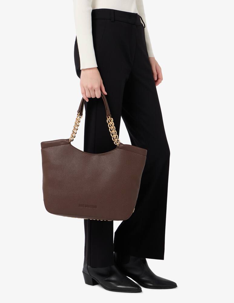 Love Moschino Borsa shopper con catena Giant - immagine 2 Love Moschino Borsa shopper con catena Giant - immagine 2