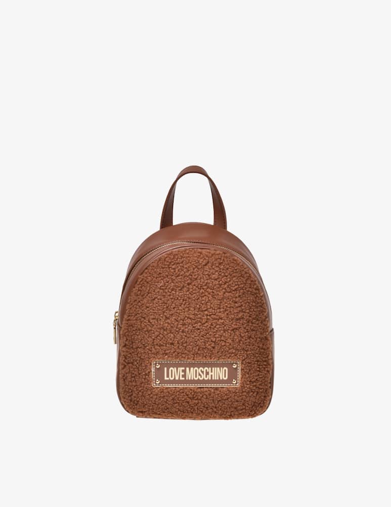 rinascente Love Moschino Poodle teddy backpack