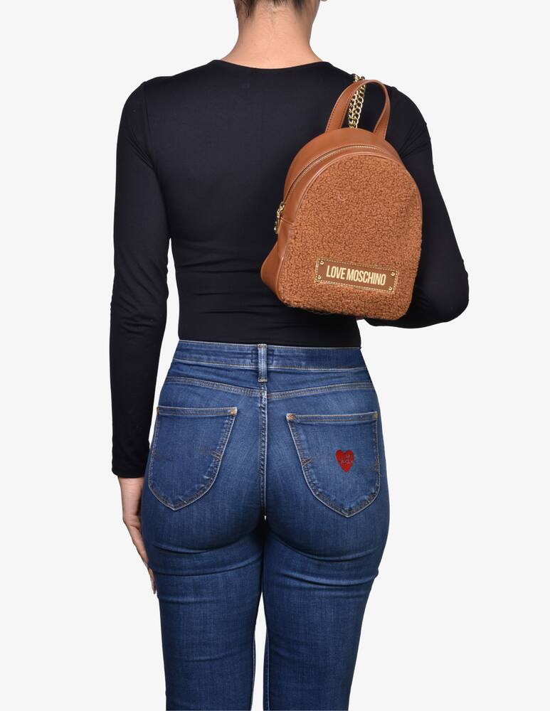 rinascente Love Moschino Poodle teddy backpack