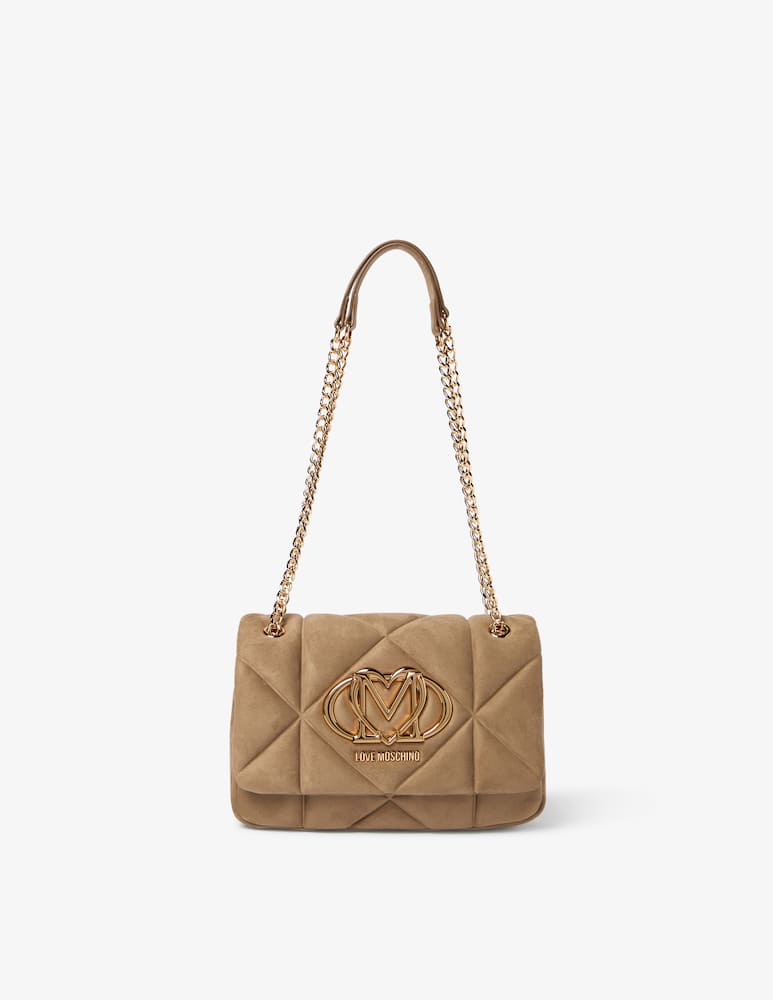 rinascente Love Moschino Patta embossed shoulder bag