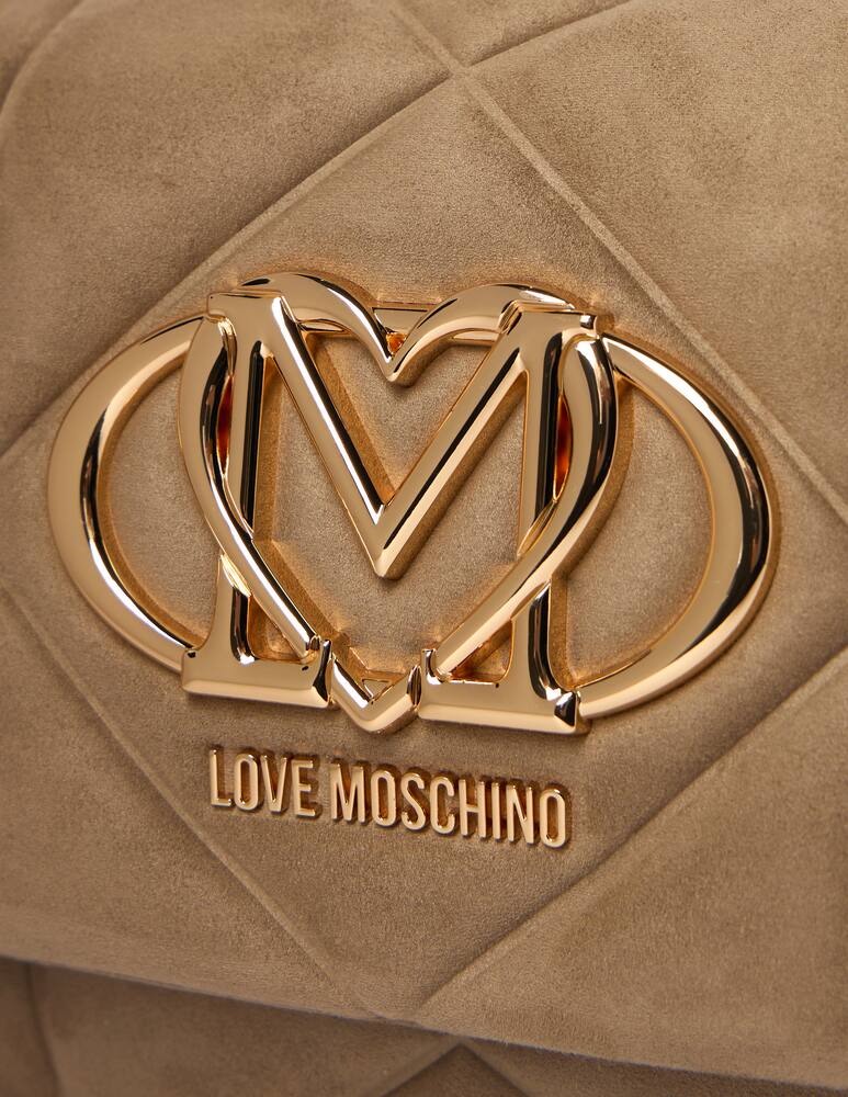 rinascente Love Moschino Patta embossed shoulder bag