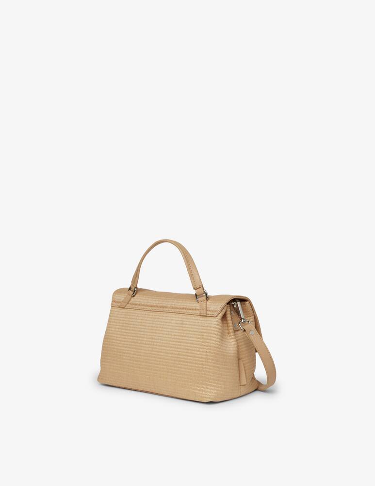 rinascente Zanellato Borsa Postina S net rafia